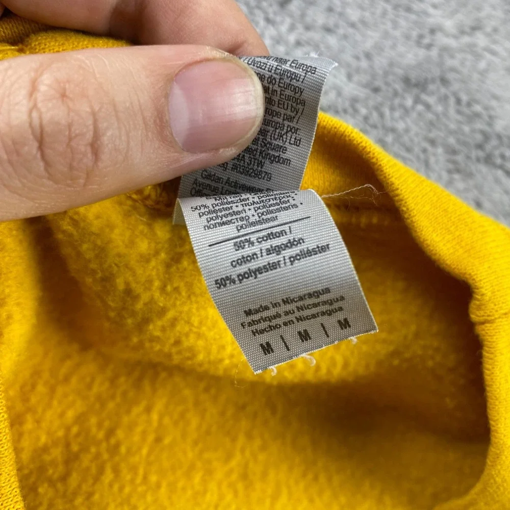 Pittsburgh Steelers Touchdahn Sweatshirt Womens Medium Yellow